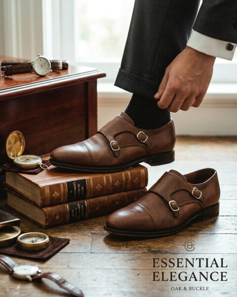Oxford Leather Black · Zapatos de Oficina Elegantes